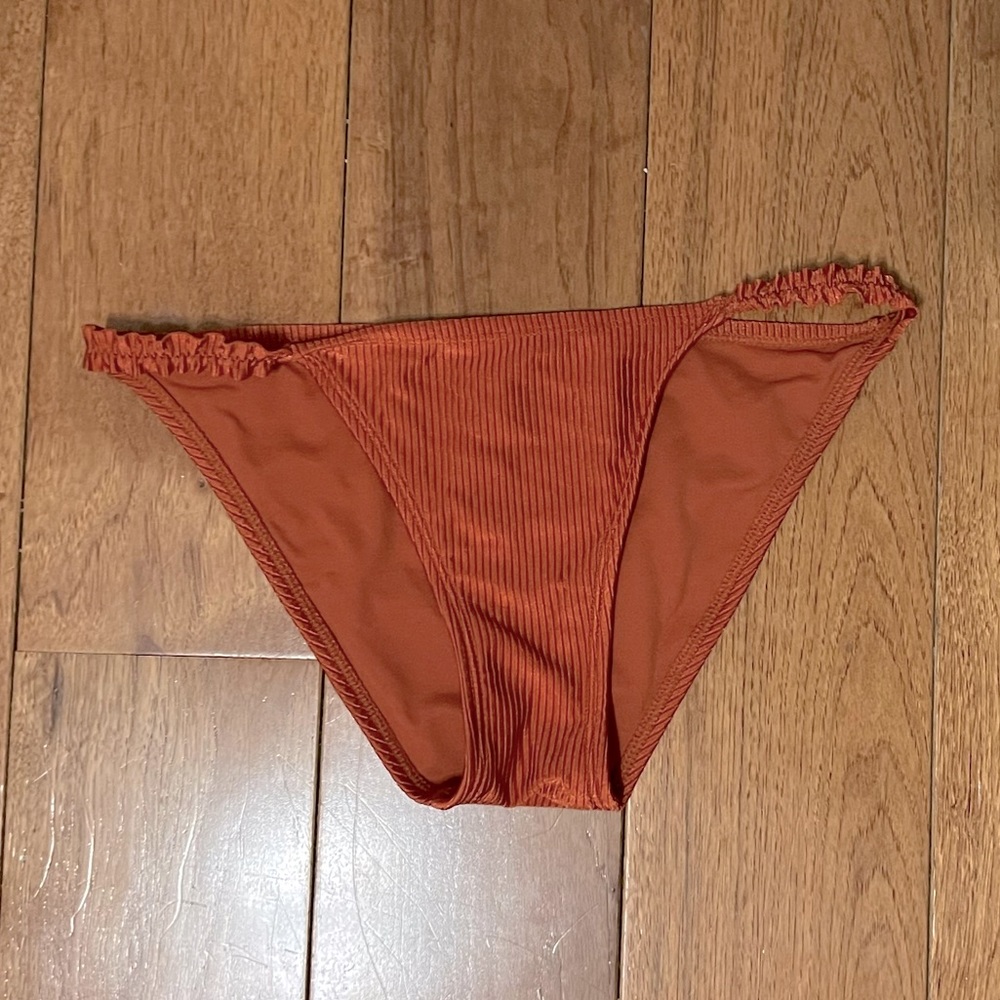 Burnt orange swimsuit bottom